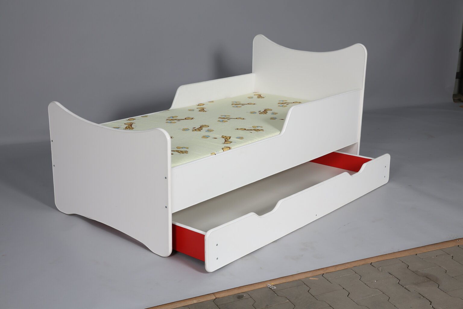 Gulta ar matraci un atvilktni SMB Small 2, 140x70 cm cena un informācija | Bērnu gultas | 220.lv
