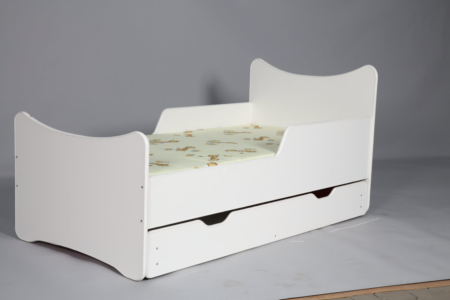 Gulta ar matraci un atvilktni SMB Big 1, 180x90 cm cena un informācija | Bērnu gultas | 220.lv