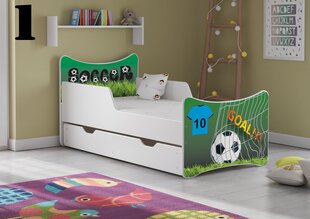 Кровать с матрасом и ящиком SMB Small 1, 140x70 см цена и информация | Детские кровати | 220.lv