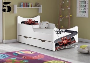 Кровать с матрасом и ящиком SMB Big 5, 180x90 см цена и информация | Детские кровати | 220.lv