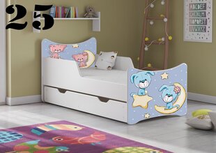 Gulta ar matraci un atvilktni SMB Big 25, 180x90 cm cena un informācija | Bērnu gultas | 220.lv
