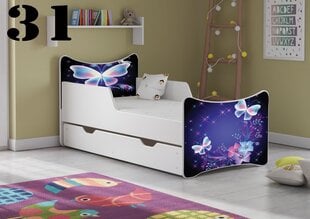 Кровать с матрасом и ящиком SMB Big 31, 180x90 см цена и информация | Детские кровати | 220.lv