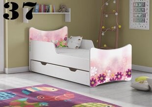 Gulta ar matraci un atvilktni SMB Big 37, 180x90 cm cena un informācija | Bērnu gultas | 220.lv