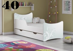 Кровать с матрасом и ящиком SMB Big 40, 180x90 см цена и информация | Детские кровати | 220.lv