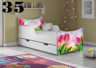 Gulta ar matraci un atvilktni SMB Small 35, 140x70 cm цена и информация | Детские кровати | 220.lv