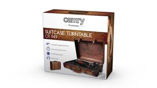 Проигрыватель для пластинок Camry Turntable suitcase CR 1149 цена и информация | Проигрыватели для пластинок, патефоны | 220.lv