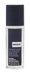 Mexx Forever Classic Never Boring дезодорант для мужчин 75 мл цена и информация | Мужская парфюмированная косметика | 220.lv