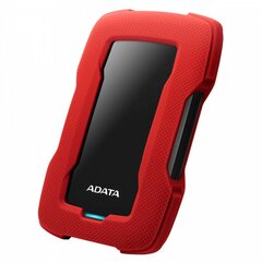 ADATA HD330 1000 GB, 2.5 ", USB 3.1, Red цена и информация | Жёсткие диски | 220.lv