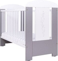 Drewex детская кровать Täheke с ящиком под кроватью, цвет : серебристо-белый цена и информация | Детские кроватки | 220.lv