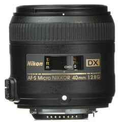 Nikon AF-S DX Micro NIKKOR 40mm f/2.8G цена и информация | Объективы | 220.lv