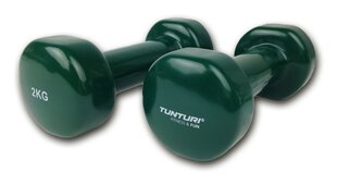 Гантели Tunturi 2x2 кг, виниловое покрытие цена и информация | Tunturi Спорт, досуг, туризм | 220.lv