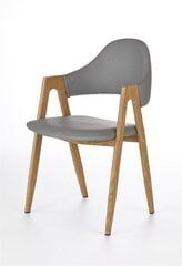 Комплект из 2 стульев Halmar K 247, серый/коричневый цена и информация | Стулья для кухни и столовой | 220.lv