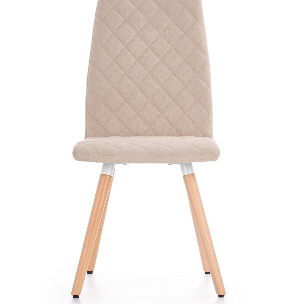 2 krēslu komplekts Halmar K282, smilšu krāsā цена и информация | Virtuves un ēdamistabas krēsli | 220.lv