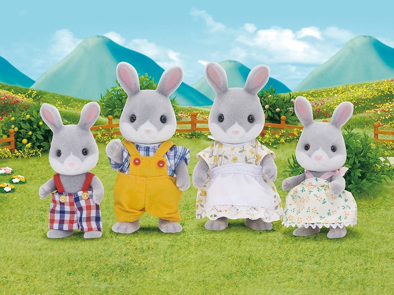 Набор зайцев Sylvanian Families цена | 220.lv