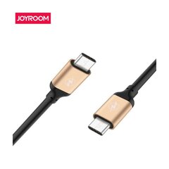 USB kabelis Joyroom Datu kabelis S-M330, C tips - C tips, 2 m, melns/zelta cena un informācija | Savienotājkabeļi | 220.lv