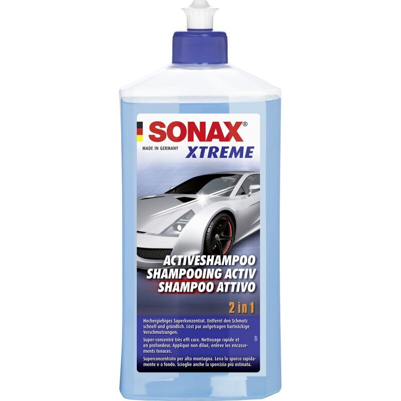 SONAX Xtreme Auto šampūns Active Shampoo 500ml cena un informācija | Auto ķīmija | 220.lv