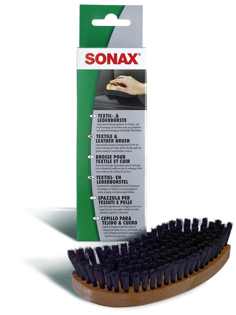 SONAX Textile & Leather Brush, Tīrīšanas suka цена и информация | Tīrīšanai, salvetes | 220.lv