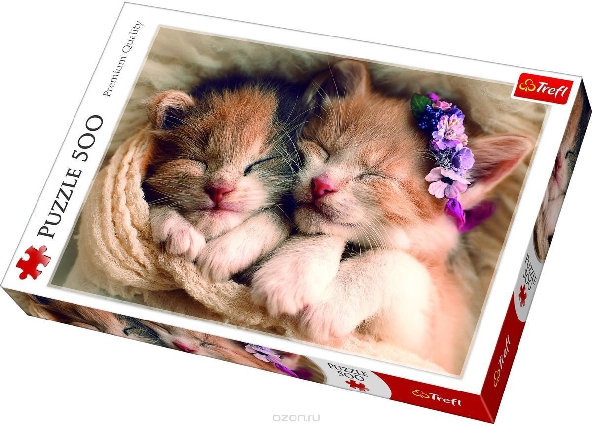 TREFL Pusle 500 Kaķēni цена и информация | Puzles, 3D puzles | 220.lv