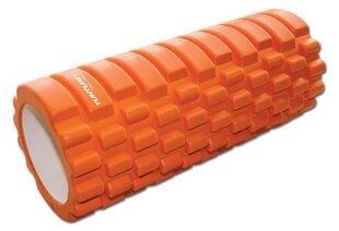 Тренировочный массажный цилиндр Tunturi Yoga Foam, 33 см, оранжевый цена и информация | Аксессуары для массажа | 220.lv
