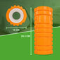 Masāžas treniņa cilindrs Tunturi Yoga Foam 33cm, oranžs cena un informācija | Masāžas piederumi | 220.lv