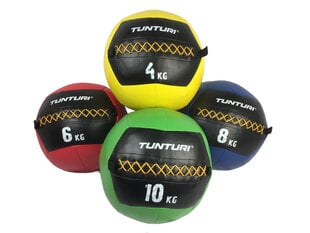 Весовой мяч Tunturi 10 кг, зеленый  цена и информация | Гири | 220.lv