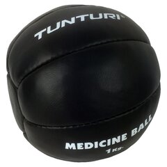 Ādas svaru bumba treniņiem Tunturi Medicine Ball 1 kg цена и информация | Гири | 220.lv