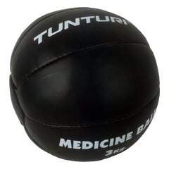 Мяч тренировочный Tunturi Medicine Ball 3 кг, кожа цена и информация | Гири | 220.lv