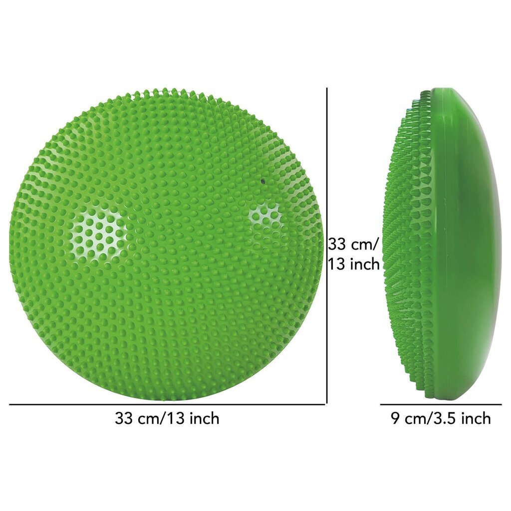 Balansa spilvens Tunturi Air Stepper, Zaļš cena un informācija | Balansa dēļi un spilveni | 220.lv