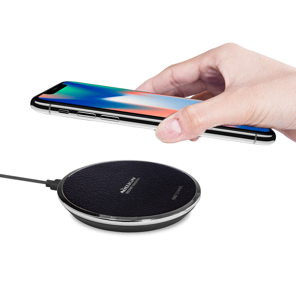 Belaidis kroviklis Nillkin Magic Disc 3 Wireless Charger, juodas   cena un informācija | Lādētāji un adapteri | 220.lv