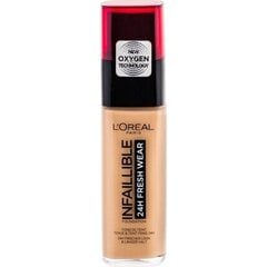 L'oréal paris infaillible 24h fresh wear foundation tonālais krēms l'oreal paris, 200 Gold Sand, 200 Gold Sand cena un informācija | Grima bāzes, tonālie krēmi, pūderi | 220.lv