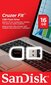 SANDISK 16GB USB2.0 Flash Drive Cruzer Fit цена и информация | USB Atmiņas kartes | 220.lv