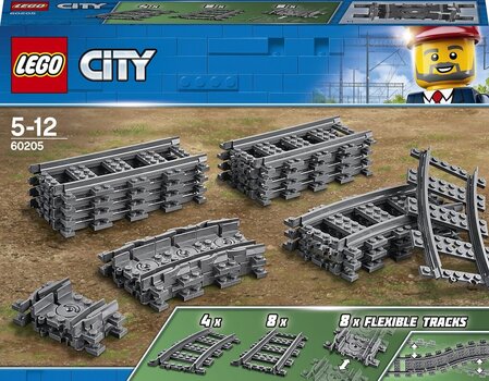 Lego City Trains 60205 Рельсы цена и информация | Конструкторы и кубики | 220.lv