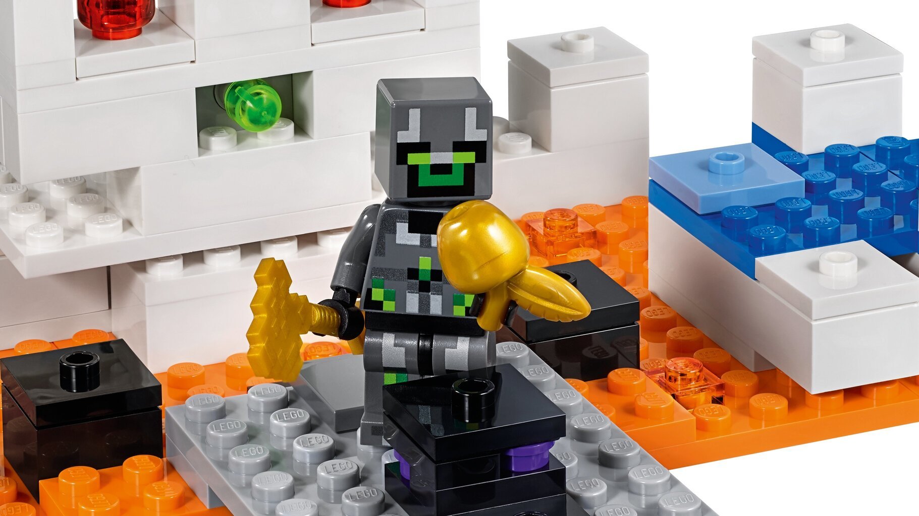 21145 LEGO® Minecraft Galvaskausa arēna cena un informācija | Konstruktori | 220.lv