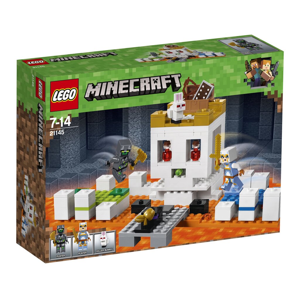 21145 LEGO® Minecraft Galvaskausa arēna cena un informācija | Konstruktori | 220.lv