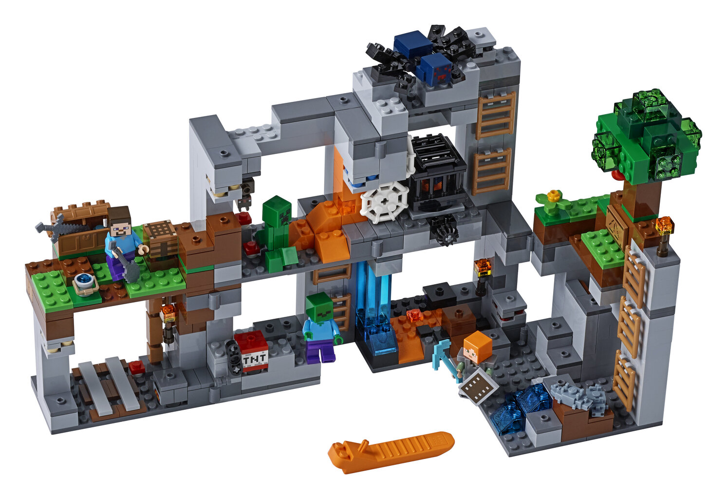21147 LEGO® Minecraft Piedzīvojumi ar iežiem cena un informācija | Konstruktori | 220.lv