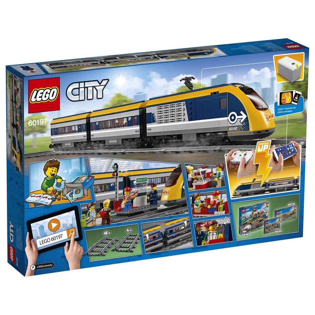 60197 LEGO® City Pasažieru vilciens cena un informācija | Konstruktori | 220.lv