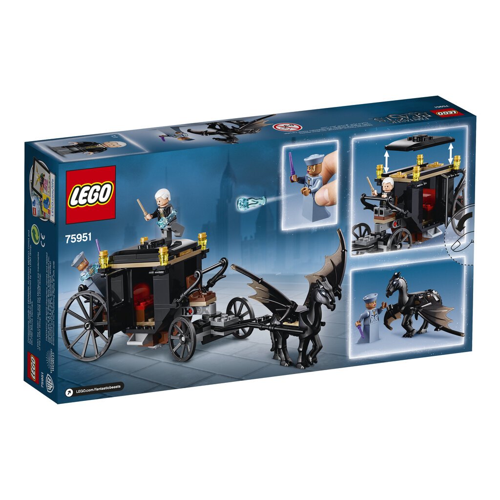 75951 LEGO® Harry Potter Grindelvalda bēgšana цена и информация | Konstruktori | 220.lv