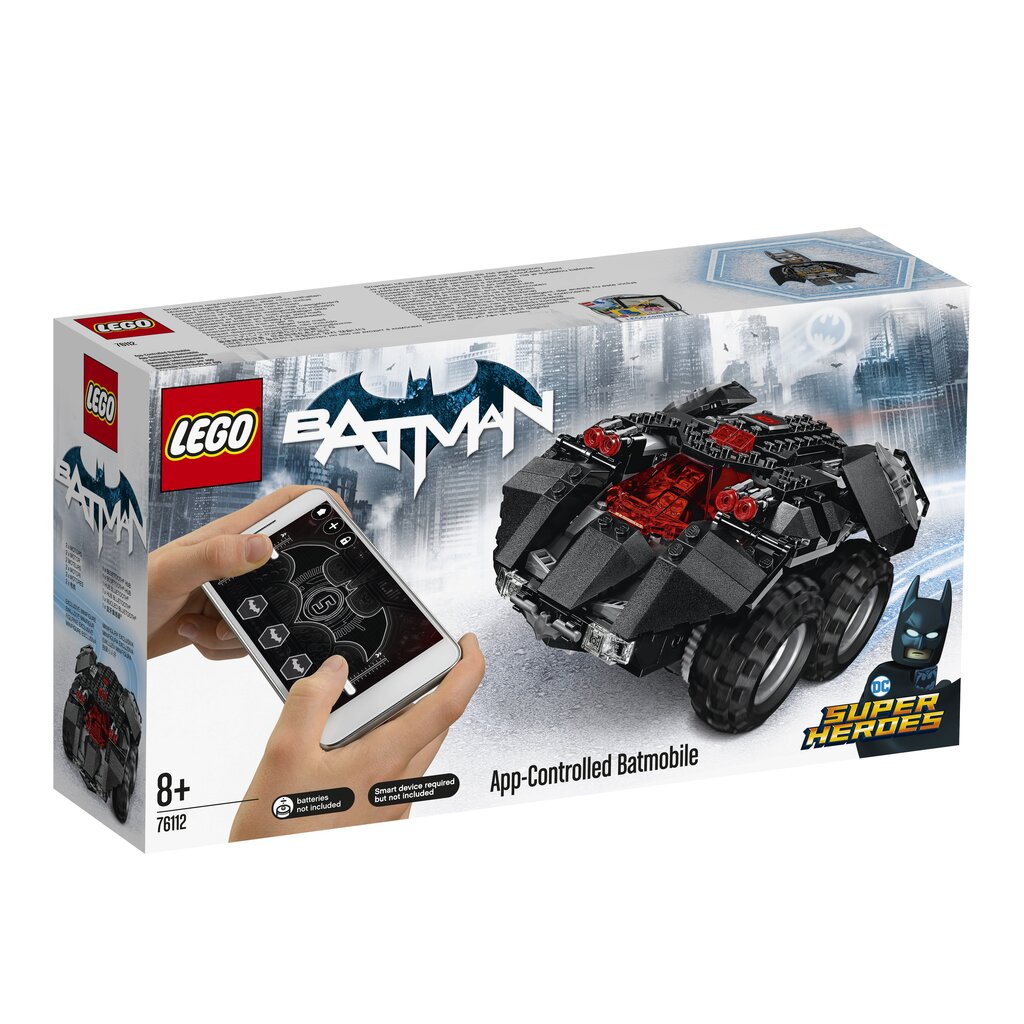 76112 LEGO® Super Heroes Ar lietotni vadāms Betmenauto cena un informācija | Konstruktori | 220.lv