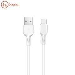 Kabelis Hoco X20 USB A / USB TYPE-C, 1M USB 2.0, balts цена и информация | Кабели для телефонов | 220.lv