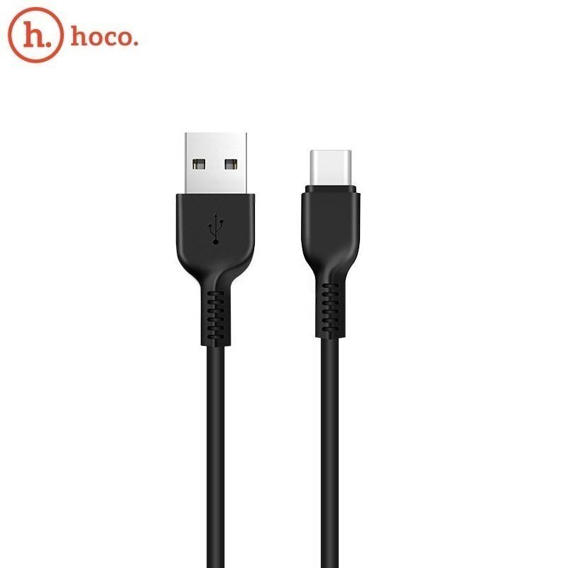 Kabelis Hoco X20 USB A / USB TYPE-C, 2M USB 2.0, melns цена и информация | Savienotājkabeļi | 220.lv