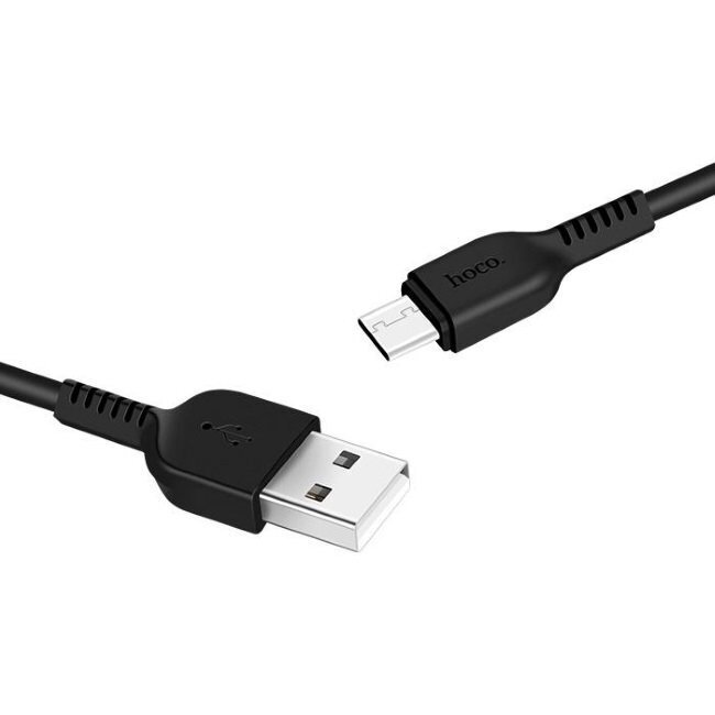 Kabelis Hoco X20 USB A / USB TYPE-C, 2M USB 2.0, melns цена и информация | Savienotājkabeļi | 220.lv