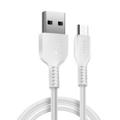 Vads Micro USB Hoco X20 USB A / USB B MICRO, 3M lādēšanas datu vads USB 2.0, balts cena un informācija | Savienotājkabeļi | 220.lv