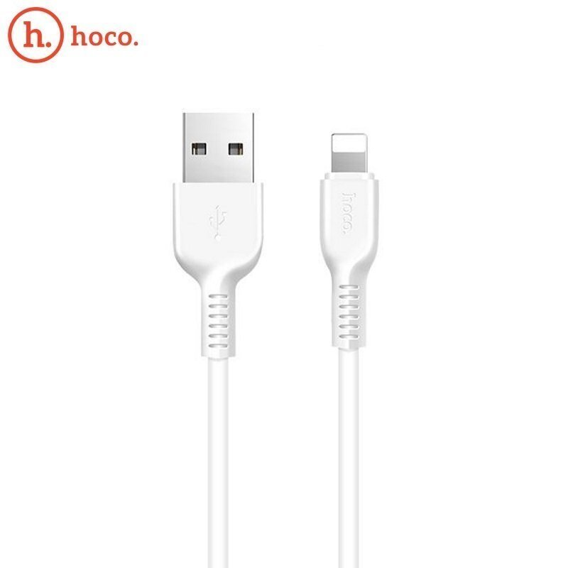 Vads USB A uz Lightning Hoco X20 3.0 m lādēšanas vads Lightning for Apple iPhone USB 2.0, balts цена и информация | Savienotājkabeļi | 220.lv