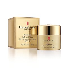 Pretnovecošanas Krēms Zonai ap Acīm Elizabeth Arden Ceramide Modelējošs Spf 15 (15 ml) цена и информация | Сыворотки, кремы для век | 220.lv