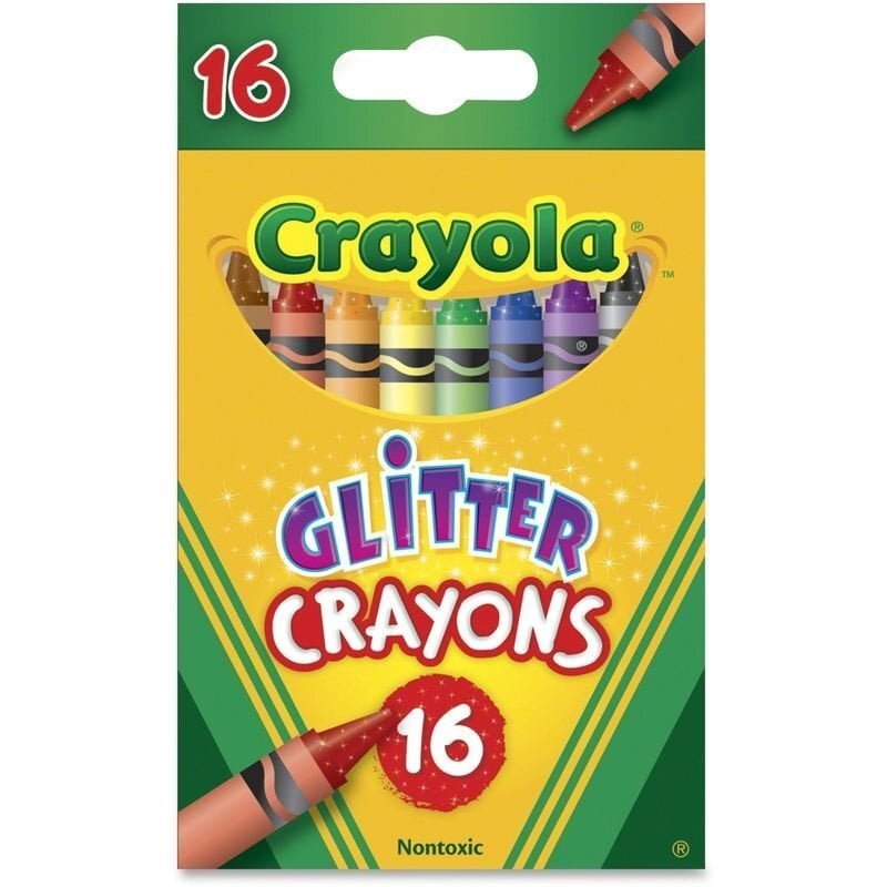 Crayola 16 MIRDZOŠI KRĪTIŅI cena un informācija | Modelēšanas un zīmēšanas piederumi | 220.lv