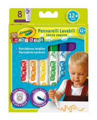 Flomasteri Crayola, 8 krāsas цена и информация | Принадлежности для рисования, лепки | 220.lv