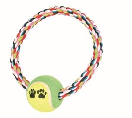 Rotaļlieta suņiem - Trixie Tennis ball on a Rope 6cm|18cm cena un informācija | Suņu rotaļlietas | 220.lv