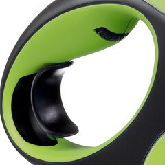 Flexi pavada New Comfort L, 5 m, zaļa cena un informācija | Suņu pavadas | 220.lv