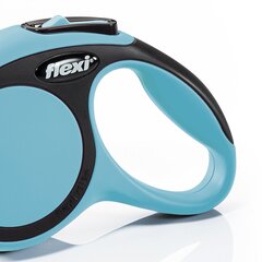 Flexi automātiskā pavada New Comfort XS, zila, 3 m cena un informācija | Suņu pavadas | 220.lv