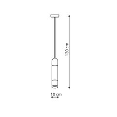 Light Prestige подвесная лампа FORLI 1 цена и информация | Настенный/подвесной светильник Eye Spot 11 BL, чёрный | 220.lv